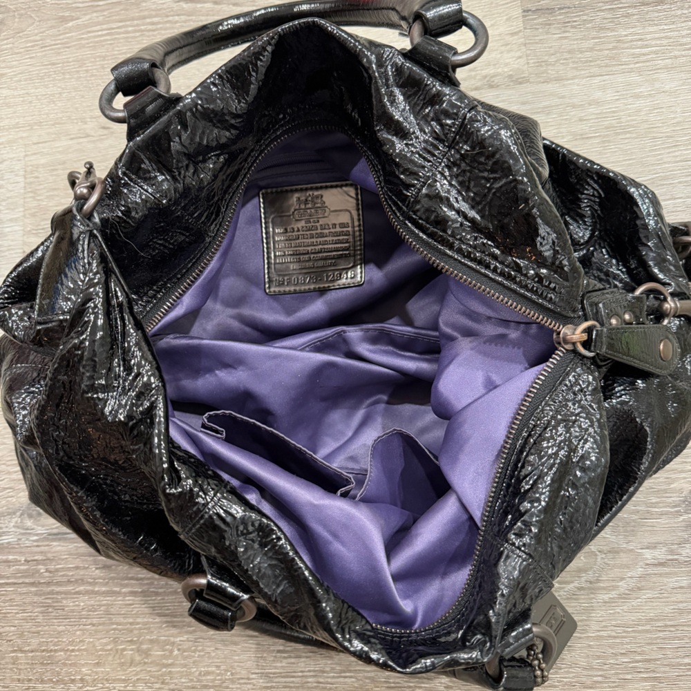 Coach Kristin Patent Leather Tote (Style 12948) — excellent condition - Picture 5 of 5